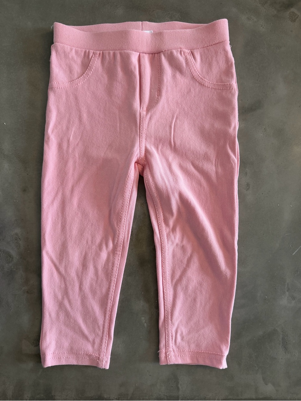 deux par deux Pink Girls' Stretch Leggings